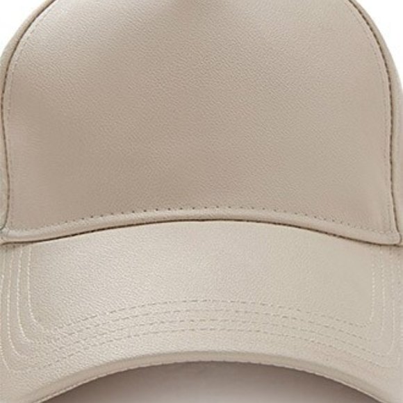 Forever 21 Men Faux Leather Baseball Cap - Picture 6 of 6